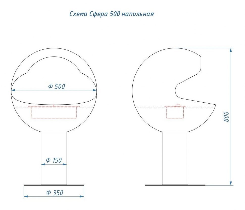 Биокамин Lux Fire Джон Сильвер