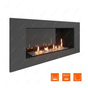 Биокамин в нишу SteelHeat LONG 900 Small (Стемалит)