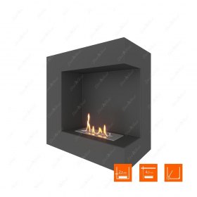 Биокамин угловой SteelHeat GRAND 600 правый (Стандарт)