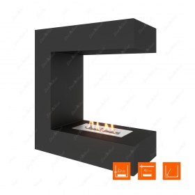 Биокамин торцевой SteelHeat GRAND 600 (Стандарт)