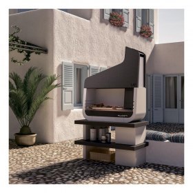 Барбекю UP с секцией для дров (Palazzetti)