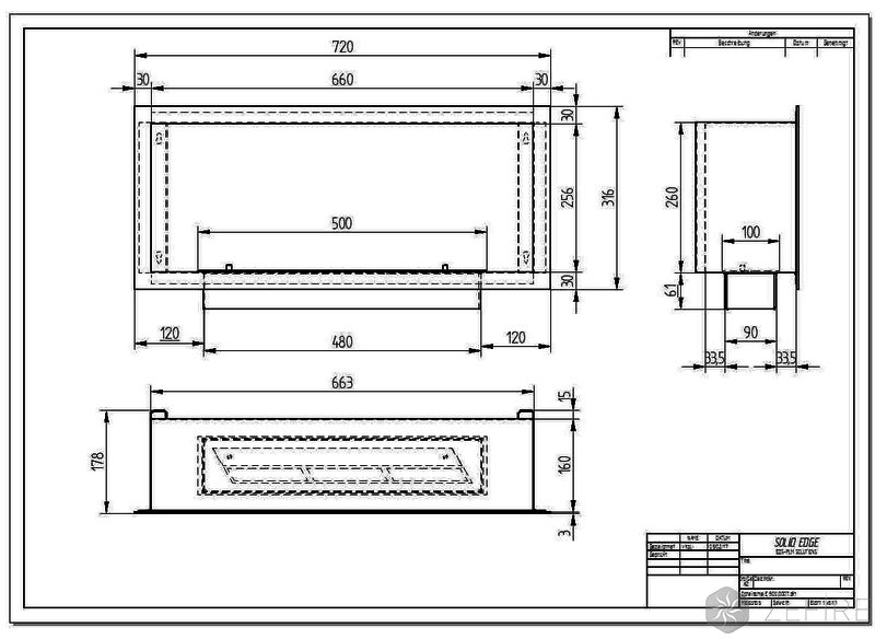 Биокамин ZeFire Flagman 700