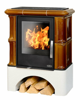 Кафельная печь-камин ABX Bavaria KI с допуском воздуха