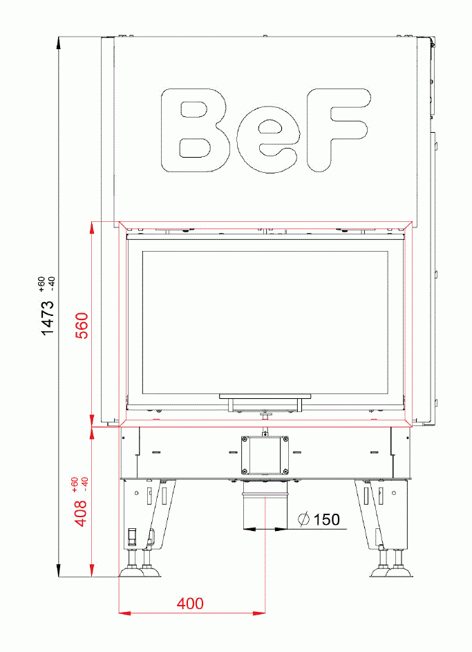 Каминная топка BeF Aquatic WH V 85