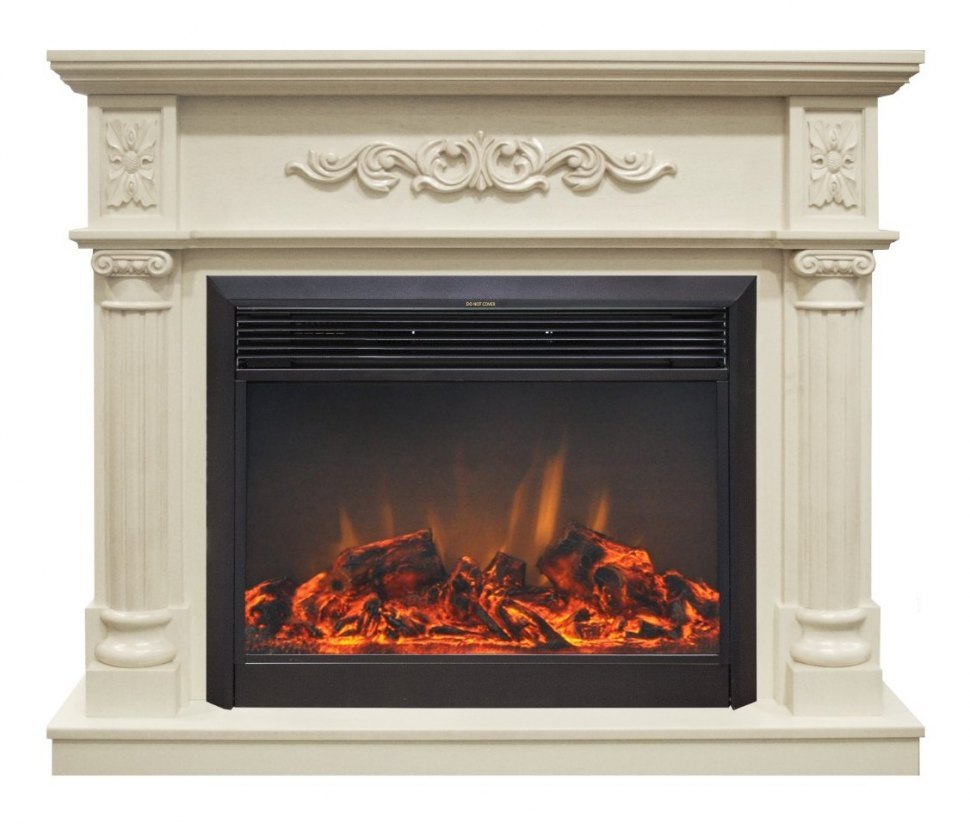 Электрокамин RealFlame Silvia 26 WT с Moonblaze Lux BL S