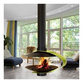 Камин FANCY CENTRAL RAL, подвесной, с декорирующим элементом (Traforart)