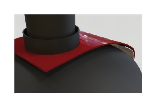 Камин FANCY CENTRAL RAL, подвесной, с декорирующим элементом (Traforart)