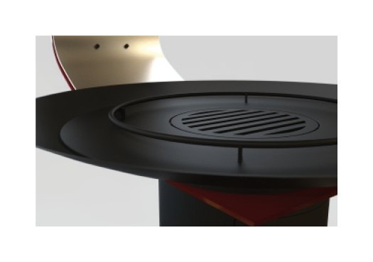 Камин FANCY CENTRAL RAL, подвесной, с декорирующим элементом (Traforart)