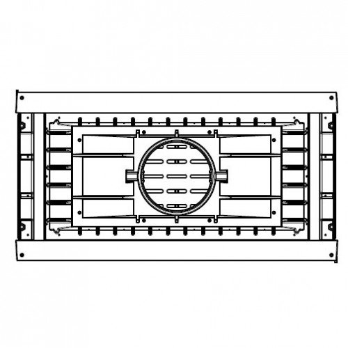 Каминная топка Liseo LCI 9 GDF (двусторонняя) (L9 DF)