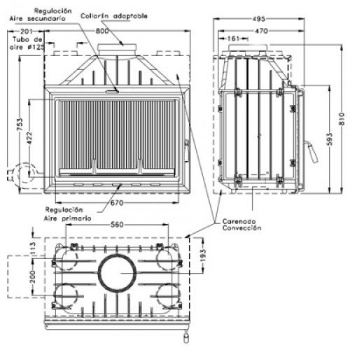 Каминная топка Hergom H03/80 Classic