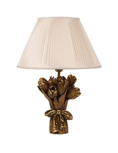 Абажур бежевый Тюльпаны RF004 AB