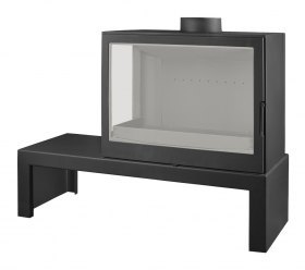 Печь LCI 7 GFL Table, стекло слева (Liseo Castiron)