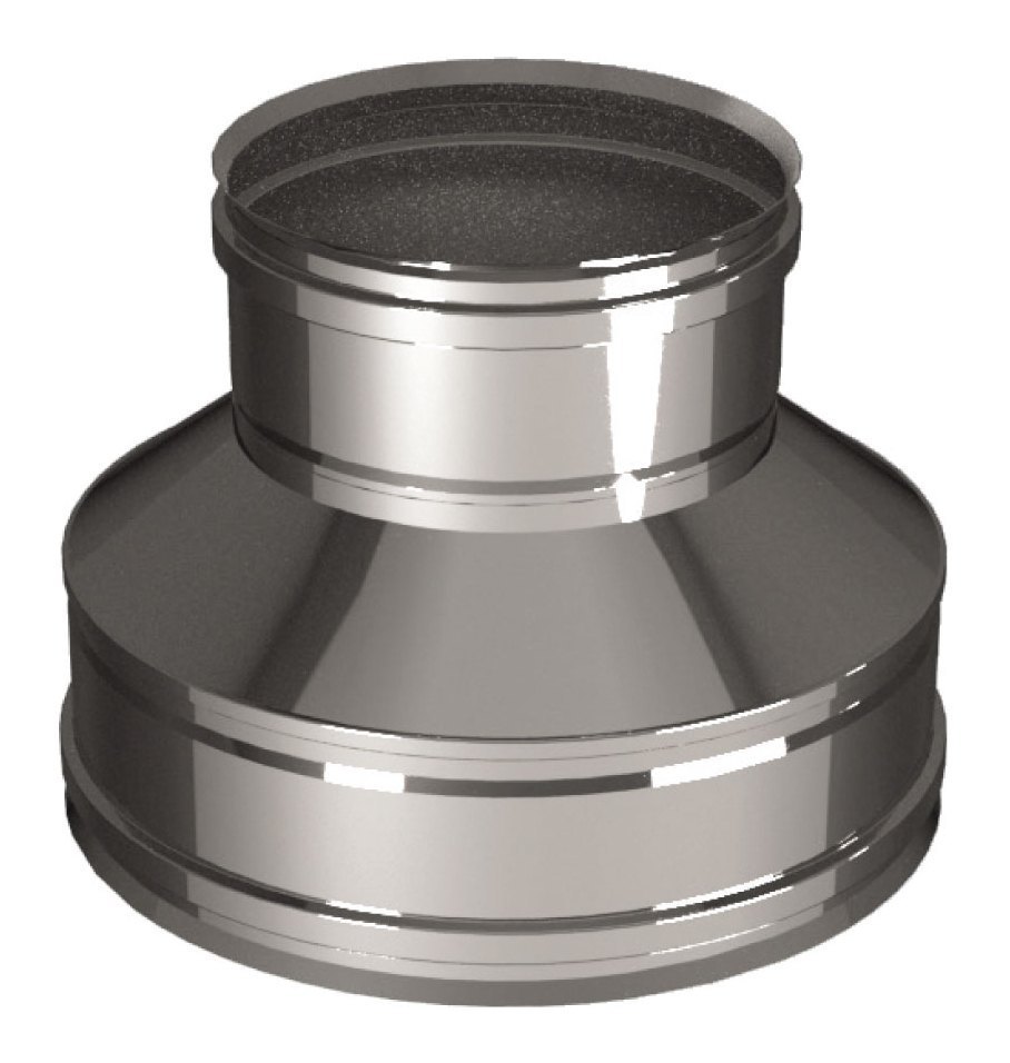 Переходник термо-моно (на конус) с D200/400 на D200, изоляция 100 мм, AISI 321/304 (Вулкан)