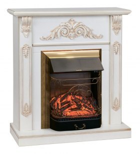 Электрокамин RealFlame Anita Corner (угловой) WT с Majestic BR S