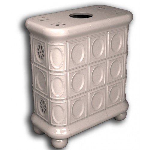 Каминная облицовка КимрПечь Медальон центральная Белый