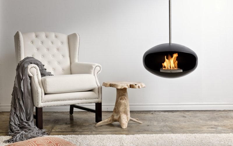 Биокамин Cocoon Fires подвесной Aeris Black