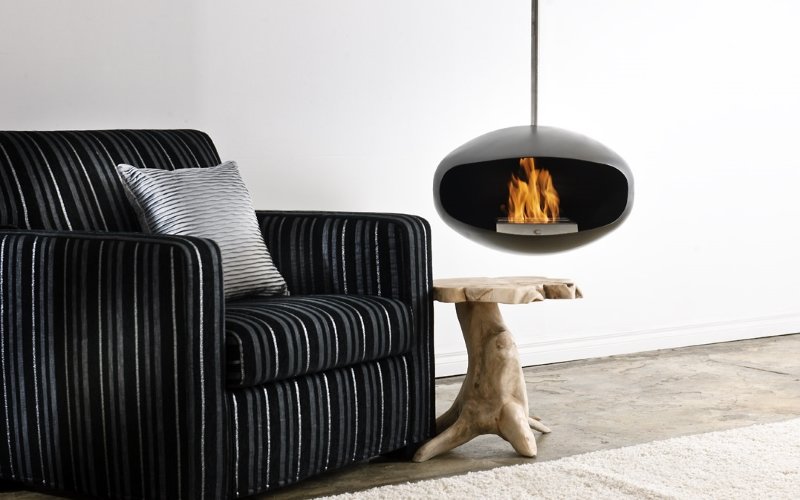 Биокамин Cocoon Fires подвесной Aeris Black