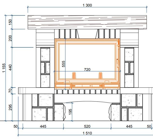 Каминная облицовка Sunhill Vienna