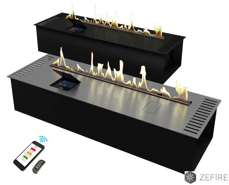 Биокамин автоматический ZeFire M 900 с ДУ