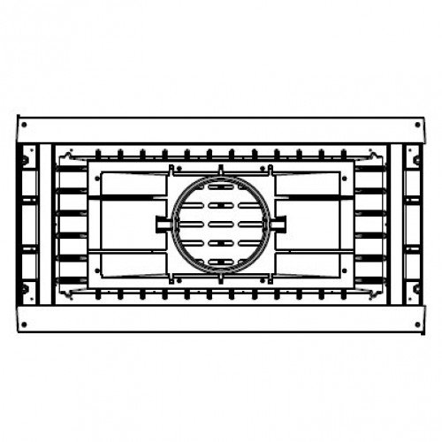Каминная топка Liseo LCI 9 GDFs (L9 DF + 1 боковое стекло)