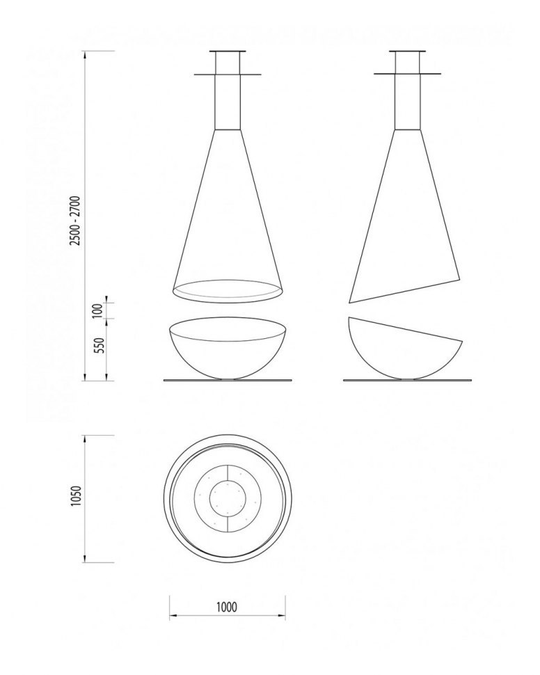 Биокамин GlammFire Фалес / Thales