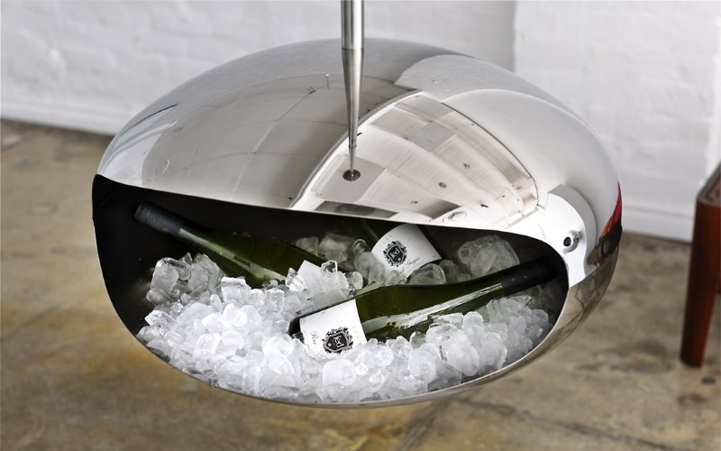 Биокамин Cocoon Fires подвесной Aeris Stainless Steel