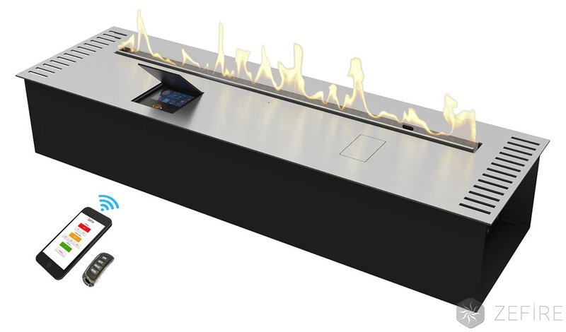 Биокамин автоматический ZeFire M 1000 с ДУ
