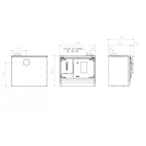 Печь отопительно-варочная Hergom Besaya