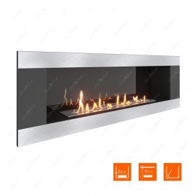 Биокамин в нишу SteelHeat LONG-H 1200 Small (Стемалит)