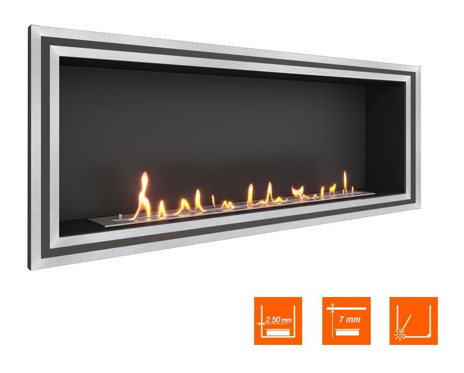 Биокамин в нишу SteelHeat ONE-D 1400 (Стандарт)