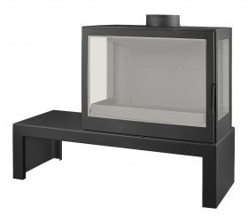 Печь LCI 7 GFLR Table, два боковых стекла (Liseo Castiron)