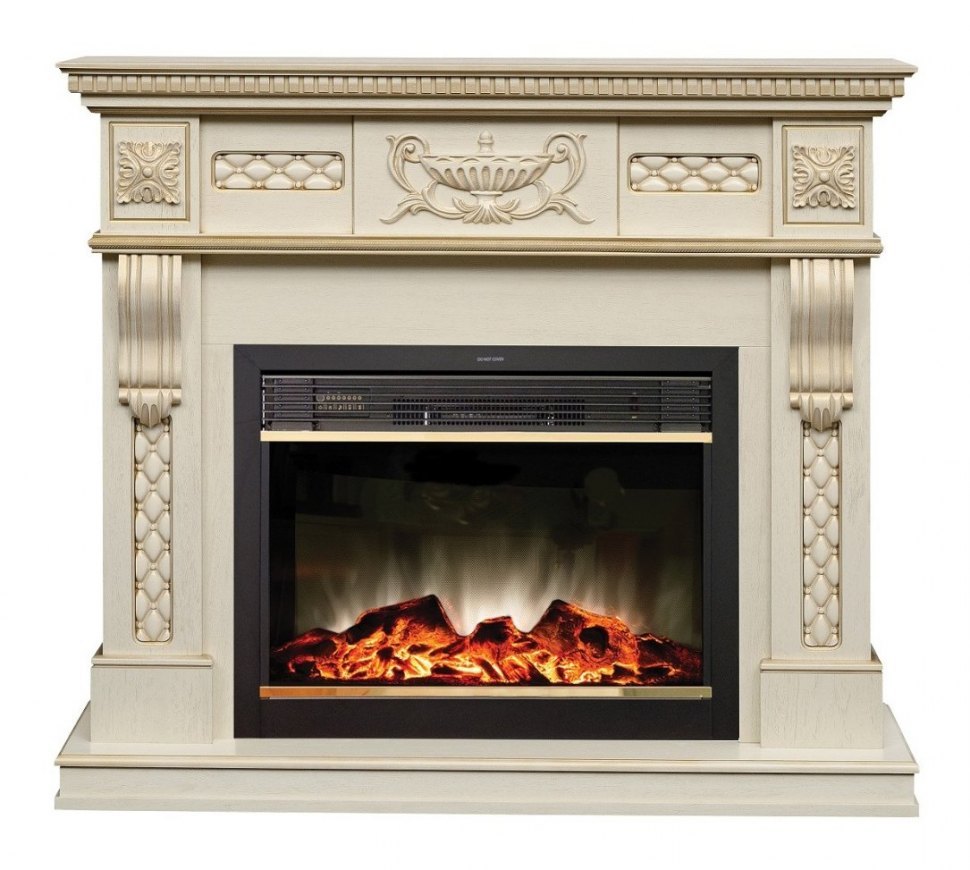 Электрокамин RealFlame Corsica Lux WT с Moonblaze LUX BR