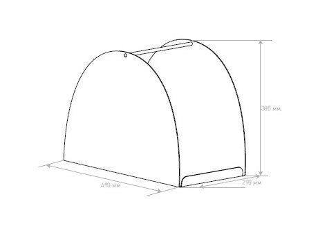 Дровница Silver Smith WOLF