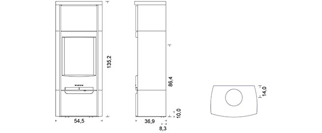 Печь-камин WIKING MIRO 6