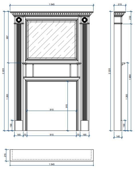 Каминная облицовка Sunhill Somerset