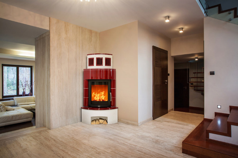 Кафельная печь-камин ABX Normandie