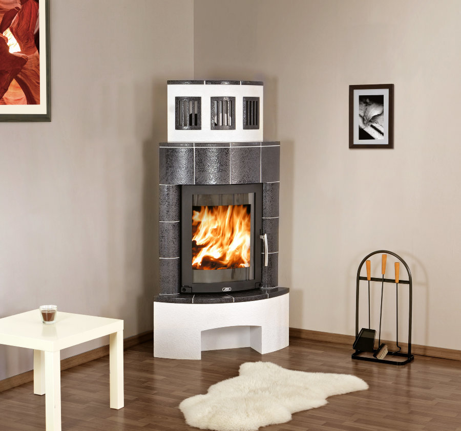 Кафельная печь-камин ABX Normandie