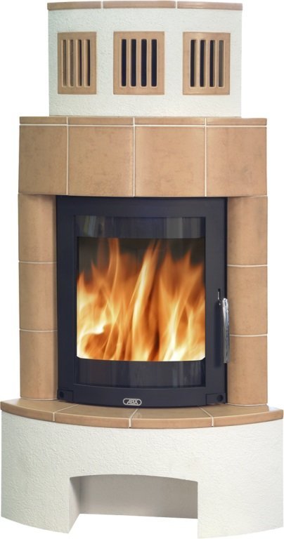 Кафельная печь-камин ABX Normandie