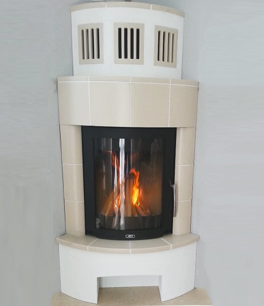 Кафельная печь-камин ABX Normandie