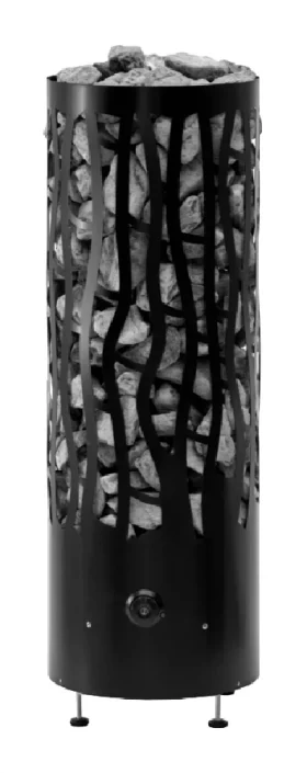 Электрическая печь для сауны BORN Rain Black 90, встроенный пульт