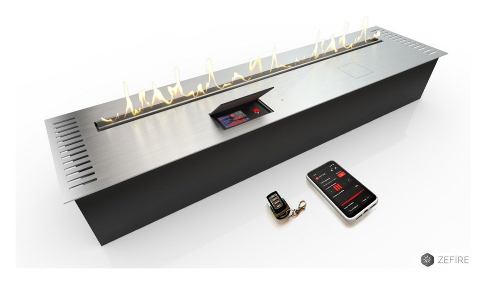 Биокамин автоматический ZeFire M 1200 с ДУ