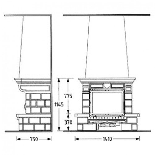 Каминная облицовка Supra Segur