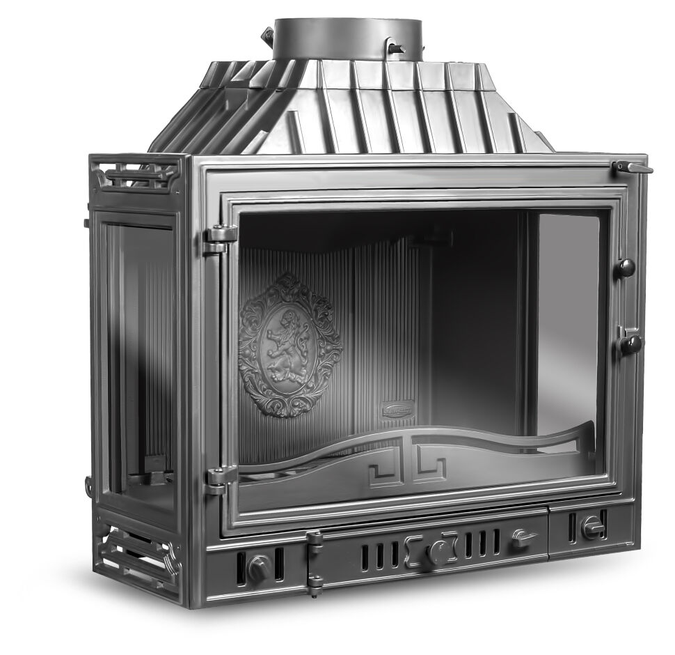 Каминная топка Kaw-Met W4 LPB (3 стекла)