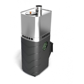 Дровяная печь для бани TMF Бирюса 2013 Carbon ДА ЗК антрацит