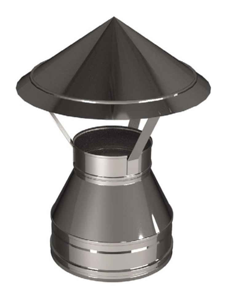 Зонт D200/300, AISI 321/оцинкованная сталь (Вулкан)