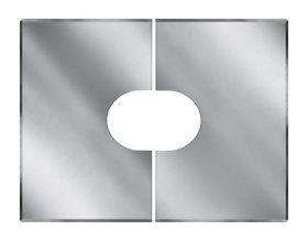 Фланец наклонный разрезной без изоляции 0?-20? D160/260, AISI 304 (Вулкан)