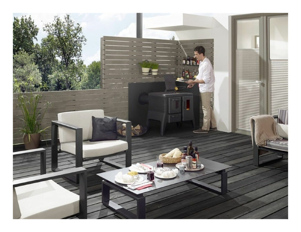 Чугунная печь Brunner Iron Dog 6