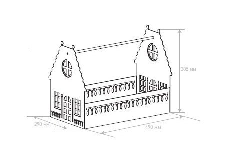 Дровница Silver Smith HOUSE