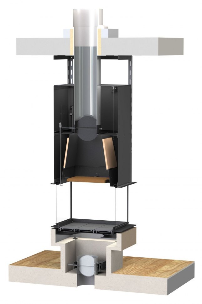 Каминная топка Brunner Urfeuer 4FREE 70