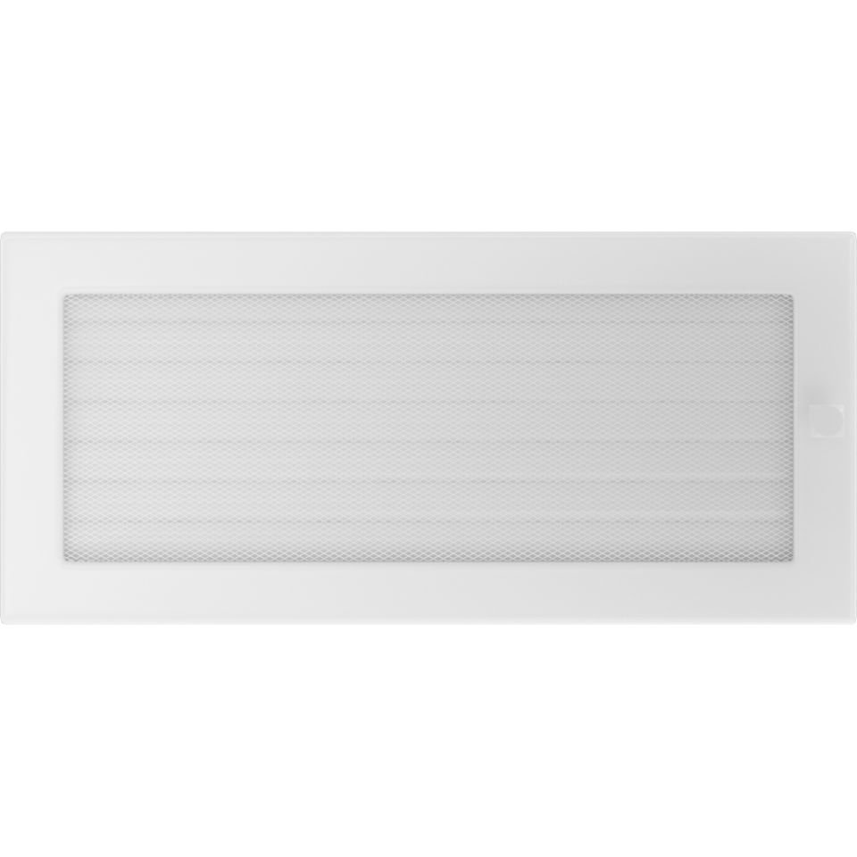 Решетка вентиляционная белая 17х37 с жалюзи